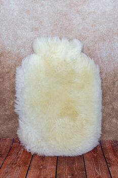 Sheepskin Water Bottle Cover Natural Medical Leather, 5 of 5