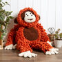 Giant David The Orangutan Knitting Kit, thumbnail 1 of 8