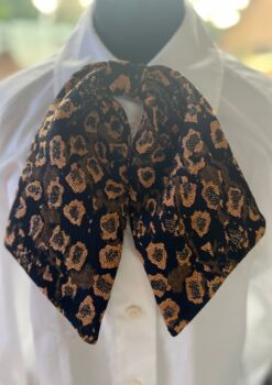 Button Cover Scarf In Animal Print, 2 of 3