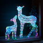 Twinkly Smart LED Outdoor Christmas Doe And Fawn, thumbnail 5 of 12
