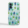 Cactus Clear Phone Case, thumbnail 1 of 3