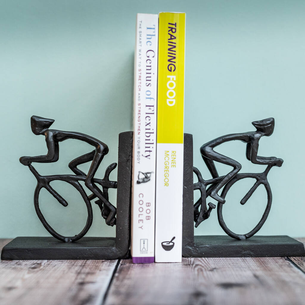 Cyclist Bookends, 1 of 4