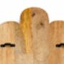 Handcarved Wooden Hamsa Wall Shelf 0.Six Metre High, thumbnail 3 of 3