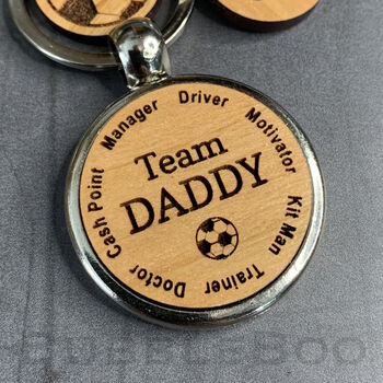 Personalised Football Daddy Keyring, 7 of 7