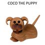 Hand Crafted Traditional Wooden Puppy, Cat Or Dog, thumbnail 7 of 9