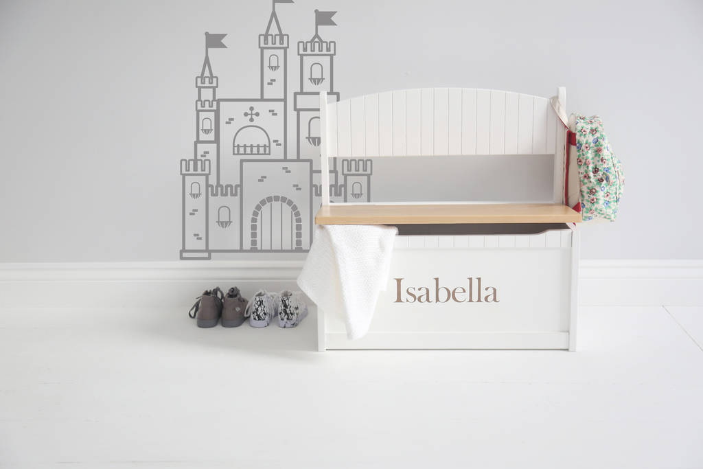 Personalised Toy Chest And Bench By My 1st Years