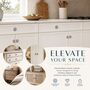 Indigo Petal Ceramic Cabinet Knobs, thumbnail 6 of 9