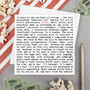 Alien Movie Plot Greeting Card For Sci Fi Film Fans, thumbnail 1 of 3