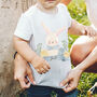 Easter Bunny And Chick Children's T Shirt Or Baby Grow, thumbnail 2 of 5