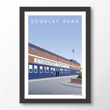Stockport County Edgeley Park D Bergara Stand Poster, 7 of 7