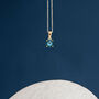 9ct Gold December Birthstone Necklace, thumbnail 4 of 12