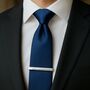 Tie Cufflink Wedding Gift Box For Groom Groomsmen Best Man With Clip Pocket Square, thumbnail 2 of 7