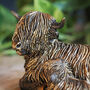 Mother And Baby Highland Cow Ornament, thumbnail 3 of 4
