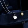 Fluffy Sheep Pendant Necklace In Sterling Silver, thumbnail 1 of 12