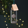 Personalised Moon Hanging Christmas Bauble, thumbnail 3 of 7