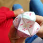 Digital Download Valentine Origami Fortune Teller Card, thumbnail 7 of 10