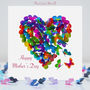 Mother's Day Multicoloured Butterfly Heart Card, thumbnail 1 of 12
