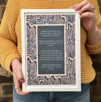 'There Are Stars' Inspirational Quote Print, 2 of 8