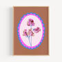 Sweet Pea Art Print Truffle, thumbnail 1 of 5