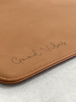 Personalised Leather Clutch Bag, 2 of 6
