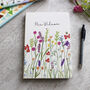Personalised Wildflower Pattern Teacher Notebook, thumbnail 1 of 4