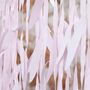 Blush Pink Leaf Ribbon Backdrop Curtain, thumbnail 2 of 2