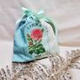 Libra Birth Flower Gift Pouch, thumbnail 3 of 6