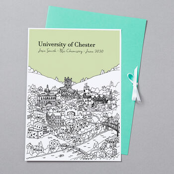 Personalised Chester Graduation Gift Print, 9 of 9