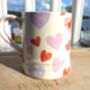 Tankard Mug In Patchwork Heart Design, thumbnail 7 of 8