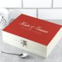 Personalised Couples Tea Box With Tea, thumbnail 1 of 4