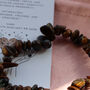 Tiger’s Eye Chip Bracelet Gift With Pouch And Card, thumbnail 2 of 5