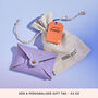 Personalised Lilac Leather Card + Coin Purse, thumbnail 6 of 7