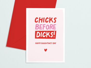 Funny Chicks Galentines Card, 2 of 5