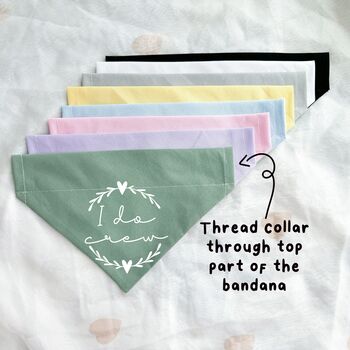 Wedding Dog Bandana, 6 of 8