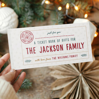 Personalised Book Of Christmas Giftable Tickets, 4 of 10