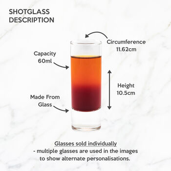 Personalised Engraved Year Of The Legend Shotglass For Men, 4 of 4
