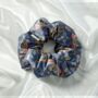 100% Silk Liberty Of London Blue Mabelle Scrunchie, thumbnail 1 of 6