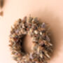 Dried Flower Wreath With Statice, thumbnail 3 of 5