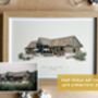 Personalised Hand Drawn Wedding Venue Art Print, thumbnail 3 of 6