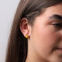 'You're The Zest' Sterling Silver Lemon Earrings, thumbnail 6 of 6