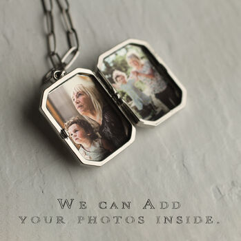 Silver Rectangle Locket, 3 of 12