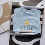 Organic Cotton Little Brother Baby Grow, thumbnail 2 of 6