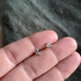 Tiny Silver Moon And Star Studs, thumbnail 4 of 6