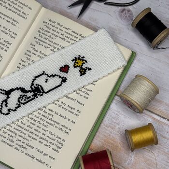 Peanuts Snoopy Cross Stitch Bookmark Kit, 2 of 9
