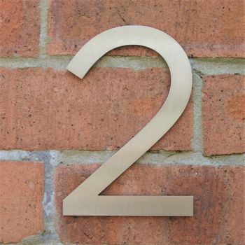 Marine Grade Stainless Steel House Numbers, 5 of 12