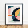 Personalised Abstract Initial Letter Print, thumbnail 3 of 8