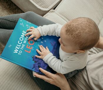 Personalised Book For Newborns, 'Welcome To The World', 8 of 9