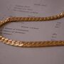 Vintage 1980s Chunky Gold Plated Chain Necklace, thumbnail 2 of 3