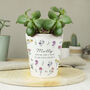 Personalised Wildflowers Plant Pot, thumbnail 2 of 6