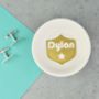Personalised Mens Badge Jewellery And Cufflinks Dish, thumbnail 2 of 6